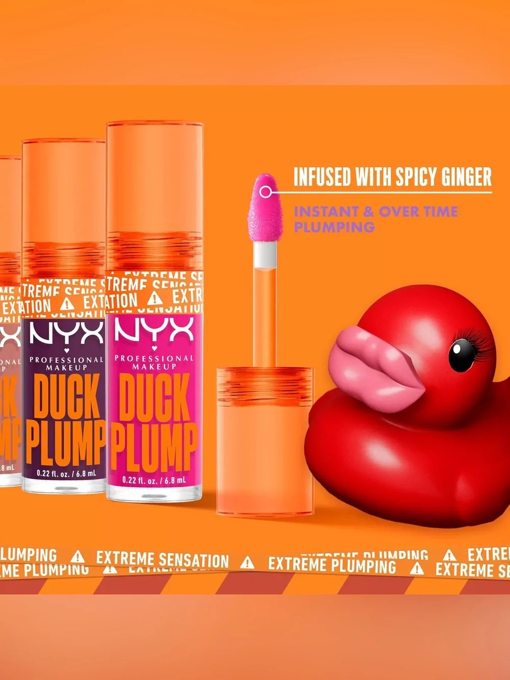 NYX Duck Plump High Pigment Lip Plumping Gloss - Cherry Spice, NEW